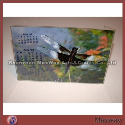 Angled Counter Acrylic Clear Picture Frame