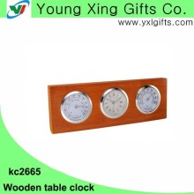 2015 hot selling expecial Wooden table clock