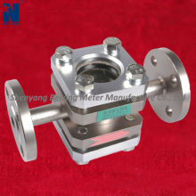 Flow indicator sight glass flow meter