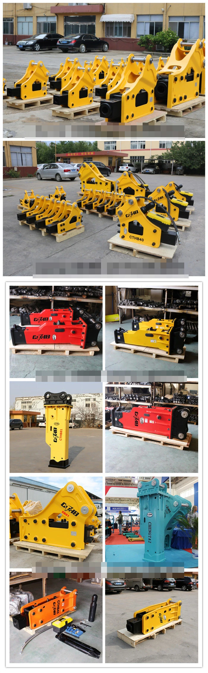 Made in China Hydraulic Hammer Breaker for Hard Rock