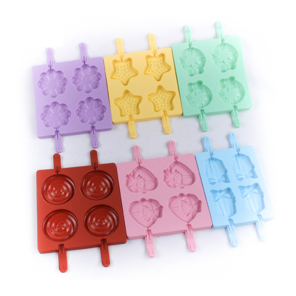 Flower Chocolate Lollipop Silicone Mold (1)