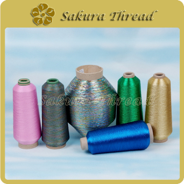 Multiple Color Embroidery Metallic Yarn