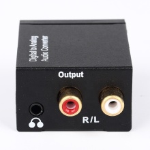 Digital Optical/Coax to Analog RCA Converter Adapter
