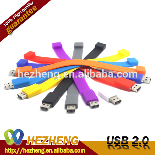 Bulk Cheap Novelty Bracelet 1GB Flash Disk Customized Logo