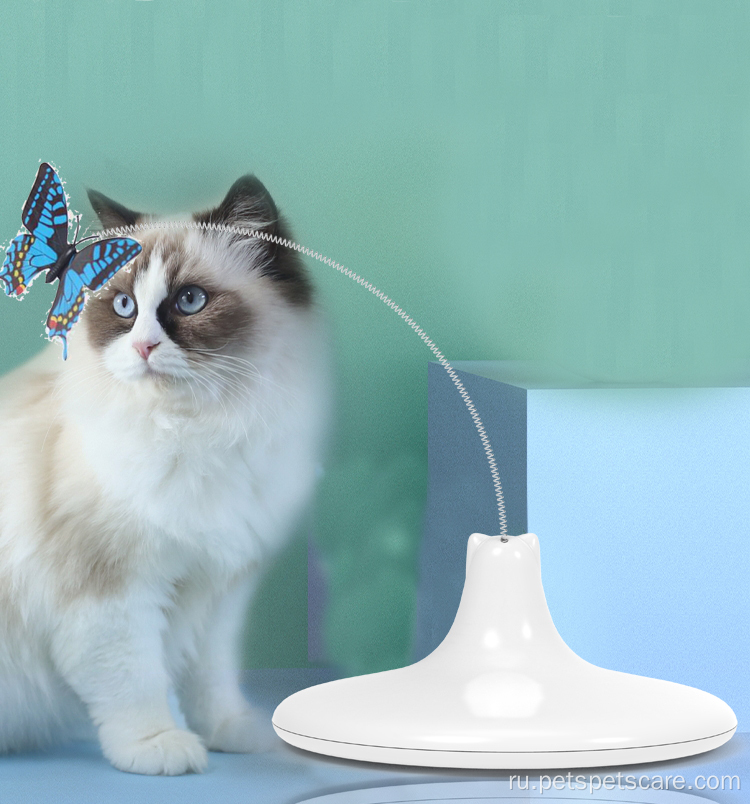 Pet Butterfly Cat Toy USB аккумуляторная