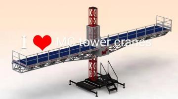 Mast climbing working platform