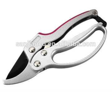 Professional Garden Tool Pruner, Ratchet Aluminium material garden pruner shear