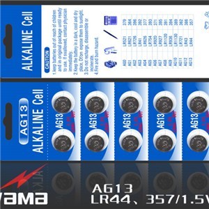 AG13 Alkaline Button Cell Battery