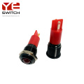 Yeswitch 16mm IP67 Penunjuk Isyarat Merah Untuk Isyarat