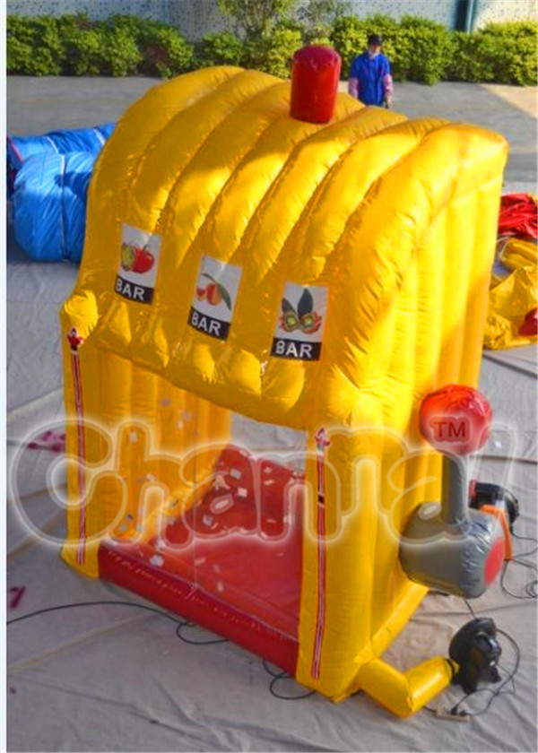 Yellow Inflatable Money Machine on Hot Sale (CHSP175)