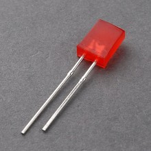 2*5*7mm Rectangle Red Diffused led diode