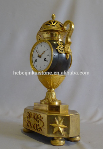 beautiful bronze clock