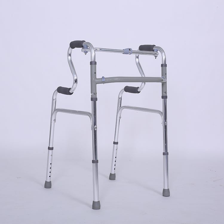 Rollator réglable de pliage pour le rollator pour adulte Walker en aluminium