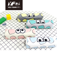 Funny expression style canvas pencil case