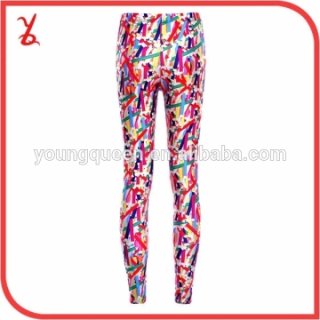RM1507 3D digital printing legging stretch yoga pants