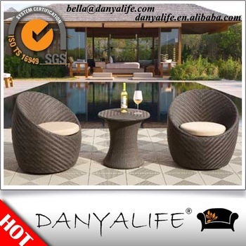 DYBS-D3215 Danyalife All Weather Synthetic Wicker Outdoor Round Chairs