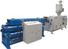 Plastic single wall corrugated pipe extrusion line