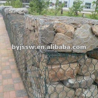 stone cage wall / stone gabion cage