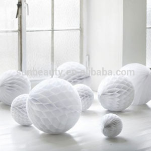 Wedding Paper Honeycomb Ball White Honeycomb Decorations