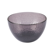 dinnerware 430ml colorful round transparent PS plastic bowl