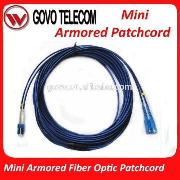 Simplex/Duplex Fiber Optic Mini Armored Cable Patchcord/Jumper (LC/SC/FC/ST)