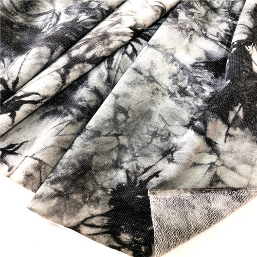 CVC tie dyed fabric