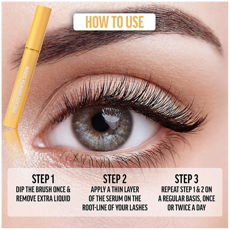 Natural Nourished Long Growing Eyelash Enhancer Growth Serum