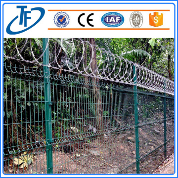 Hot Dipped Galvanized Coiled Razor Wire Military Fence