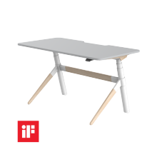 JIECANG Karma Essence Home Furniture: Angled Leg Design 3 Stages Dual Motor Standing Desk