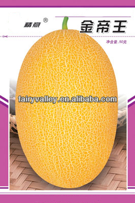 Hybrid F1 Golden Yellow Sweet Hami Melon Seeds-Golden King