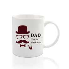 11oz Plain White Blank Coffee Mugs for Sublimation Printing - Bulk White Ceramic Sublimation Mugs