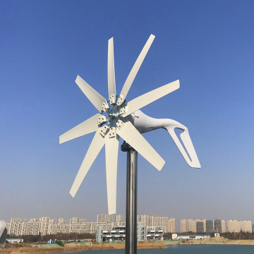 1KW 12V 24V domestic wind turbine Wind Turbine White