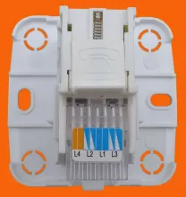 Numeris Telephone Socket Outlet for East European Countries