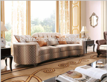 antique French style new design comfortable fabric sofa