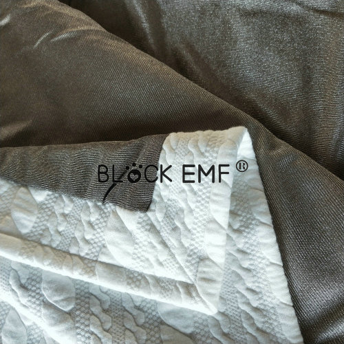 Silver Cotton EMF Radiation Protection Grounding Blanket