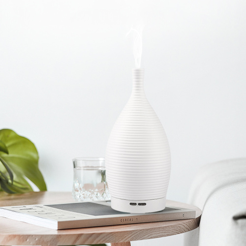 Ruuvikierre Essential Oil Diffuser Keraaminen Valkoinen