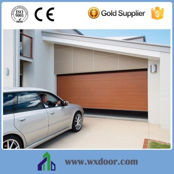 High Quality Automated Handling Wooden Steel Garage Entry Doors