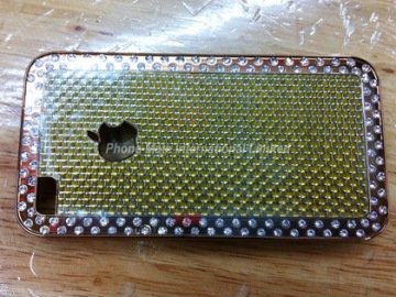 Iphone protection back case with  rhinestone, rhinestone case for iphone