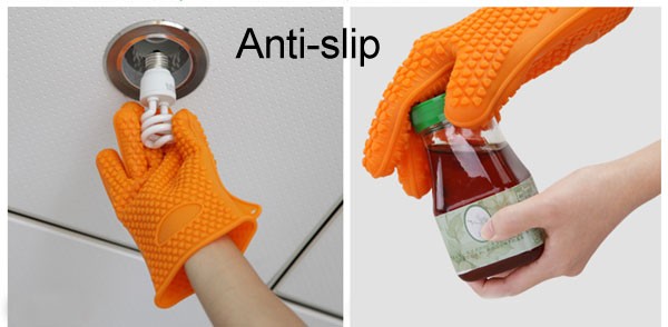 Hot Baking Food Grade Silicone Oven Glove