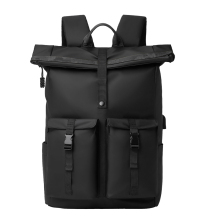 Custom Travel Tuck Pack: Expandable Roll Top Backpack for Men