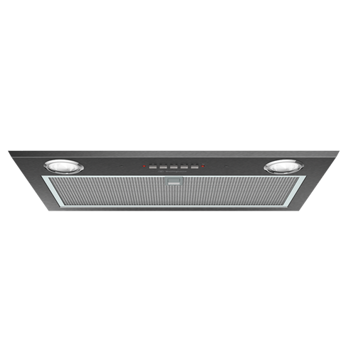 Rangehood integrato in acciaio inossidabile scuro da 52 cm