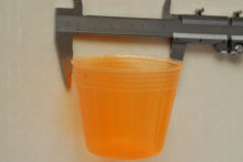 Plastic Plastic Seedling Pots , Yellow Seed Starting Pot For Plants