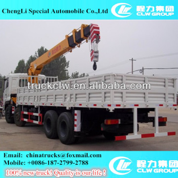 CLW5252 Crane truck/truck with crane 5-10ton mobile truck with crane