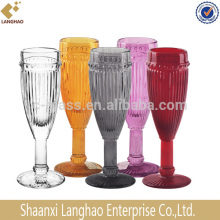 Eco-friendly Colored Wedding Champagne Glasses