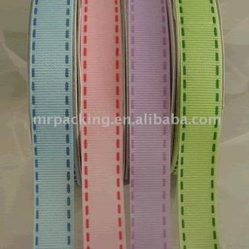 Grosgrain with Mock Stitch