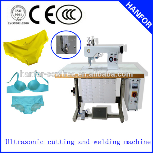 hanfor brand ultrasonic v-shaped cutting machine for bra HF-C100                        
                                                Quality Assured