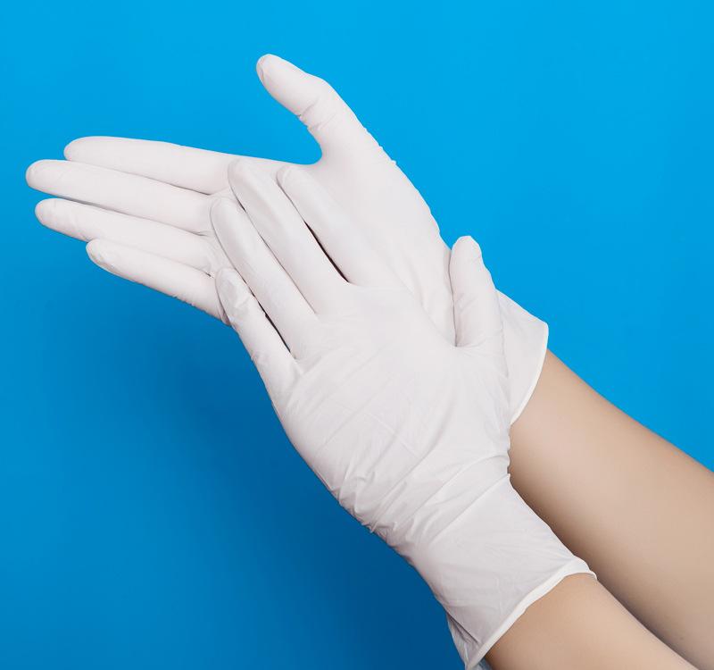 Latex medizinische Handschuhe, verschiedene Farben