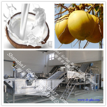 New designed for automatic commercial coconut milk processing line made in China