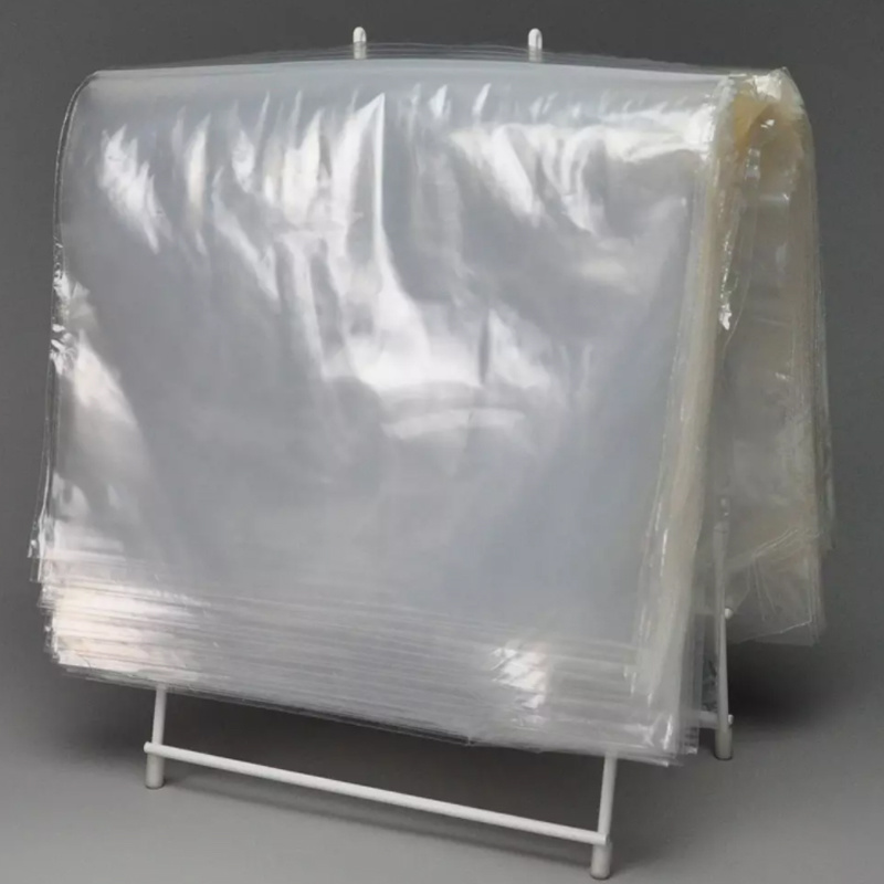 LDPE Clear Transparent Plastic Calendar Bag Deli Saddle Bag for Food