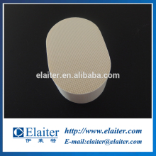 Ceramic honeycomb monolith for gasoline engine catalytic converter